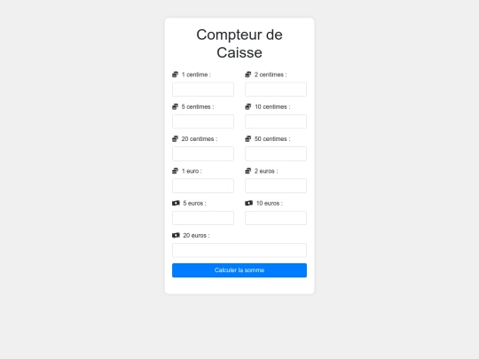 caisse screenshot