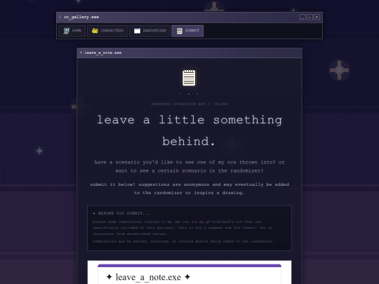 submit screenshot