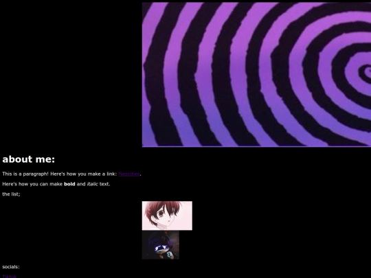 test screenshot