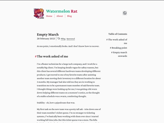 posts/Empty-March screenshot