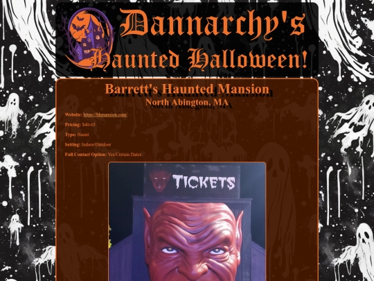 halloween/reviews/barretts screenshot