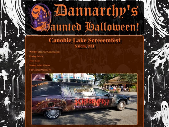 halloween/reviews/canobielake screenshot