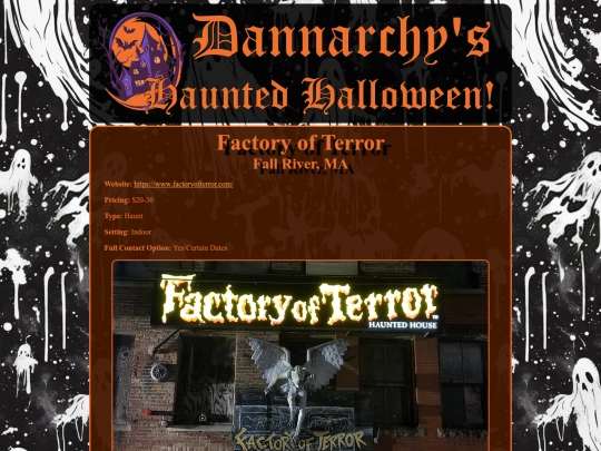 halloween/reviews/factoryofterror screenshot