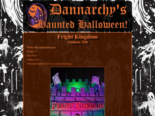 halloween/reviews/frightkingdom screenshot