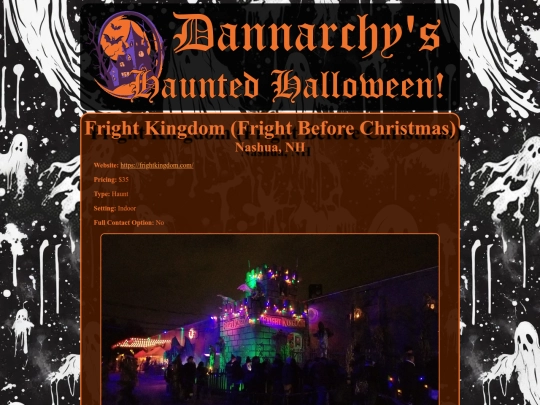 halloween/reviews/frightkingdom_xmas screenshot