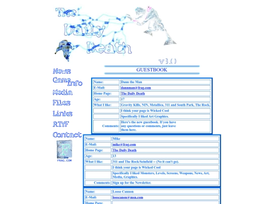 hl/contact_guestbook screenshot