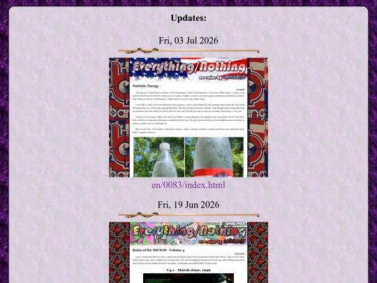 updates screenshot