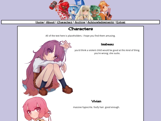 characters screenshot