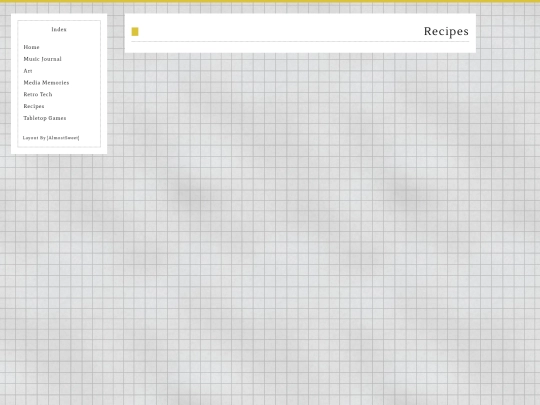 Recipes screenshot