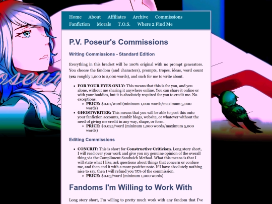 commissions screenshot