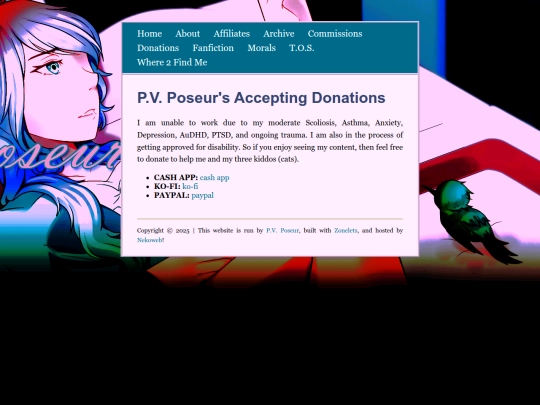 donations screenshot