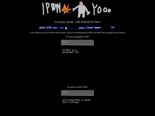 PHP screenshot