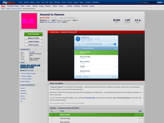album screenshot
