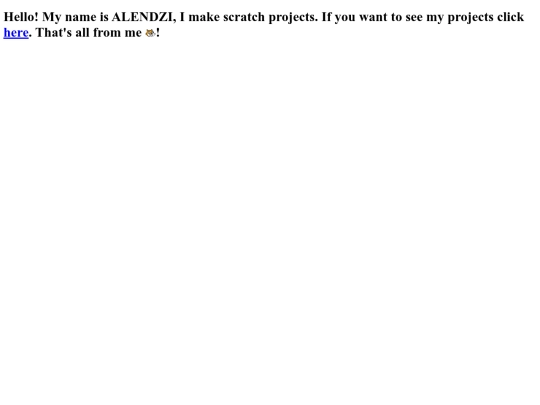 alendzi-scratch screenshot