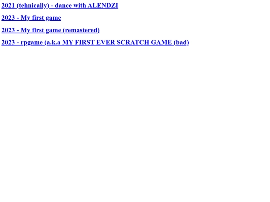 alendzi-scratch/projects screenshot