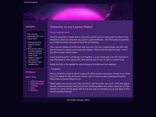 index screenshot