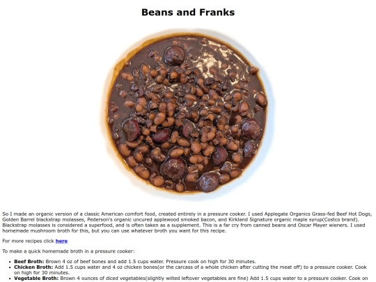 beansandfranks screenshot