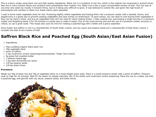 blackriceandpoachedegg screenshot