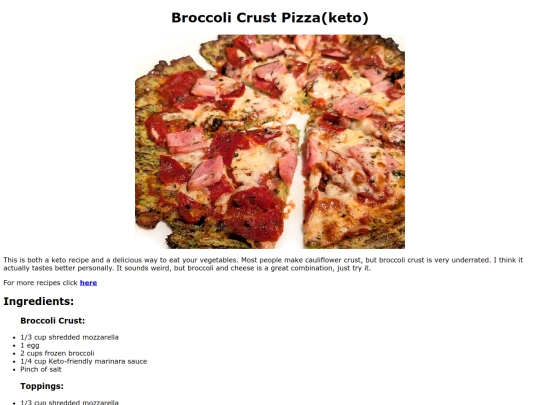 broccolicrustpizza screenshot