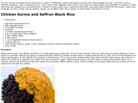 chickenkorma screenshot