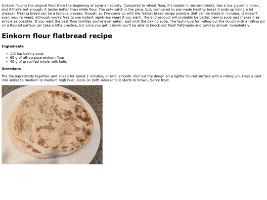einkornflourflatbread screenshot