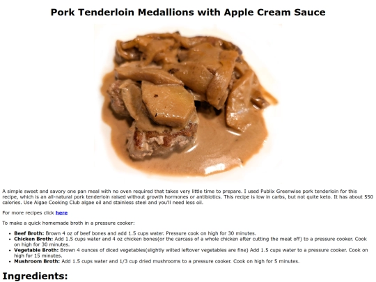 porktenderloinandapples screenshot