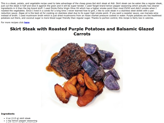 steakandpotatoes screenshot