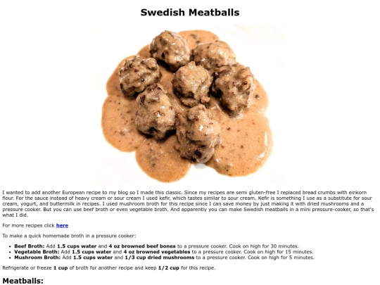 swedishmeatballs screenshot