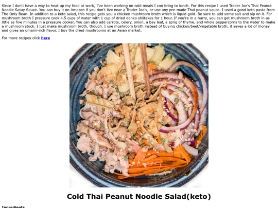 thaipeanutnoodles screenshot