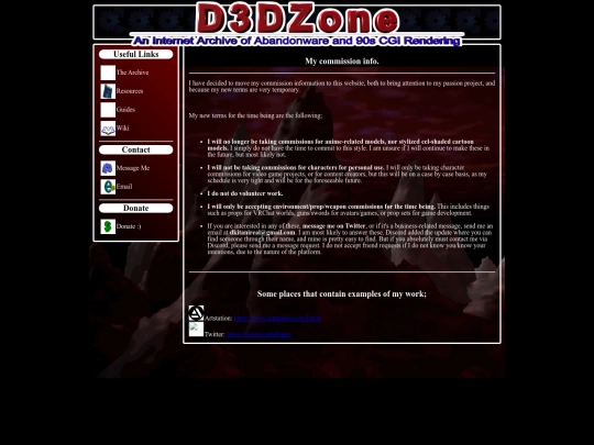 commissioninfo screenshot