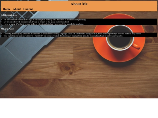 aboutpage screenshot