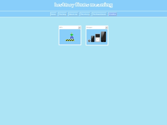 html/credits screenshot