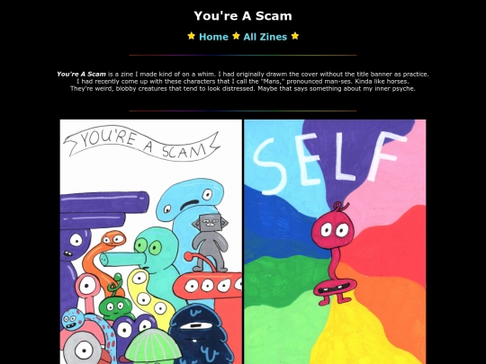 scamzine screenshot