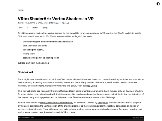 vrtexshaderart screenshot