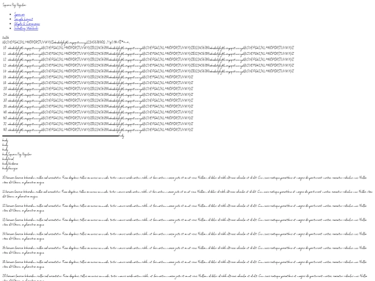 SquarePegWebfontKit/squarepeg-regular-demo screenshot