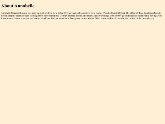 about_annabelle screenshot