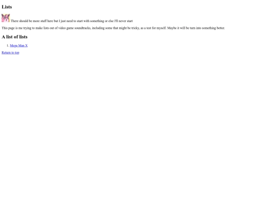 mus/list screenshot