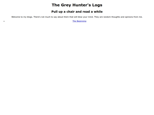 Blogs screenshot