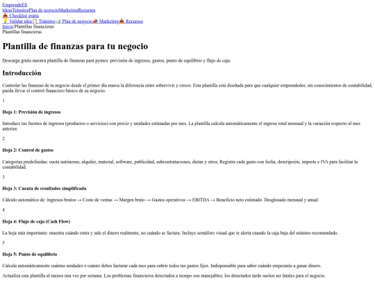 plantilla-finanzas screenshot