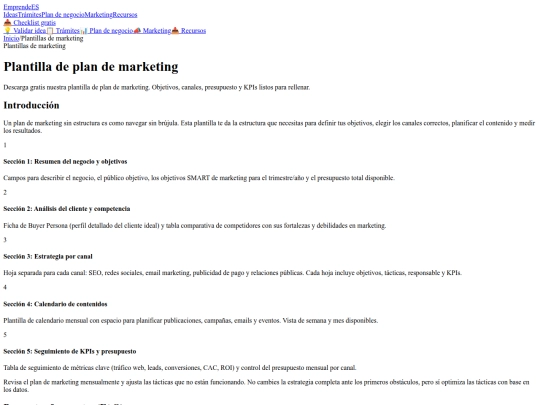 plantilla-marketing screenshot