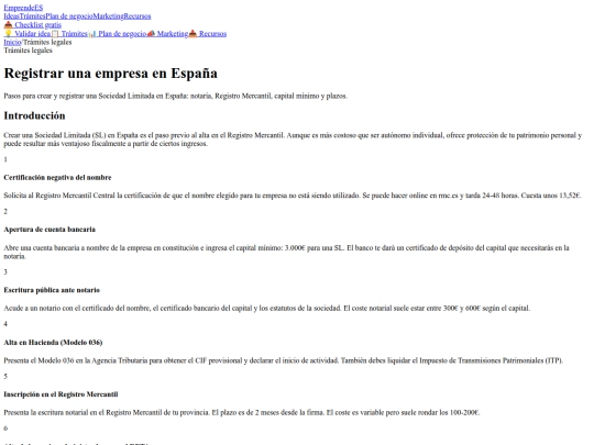 registro-empresa screenshot