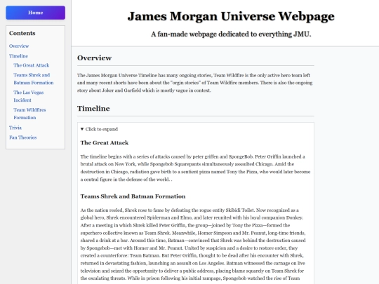 JMU screenshot