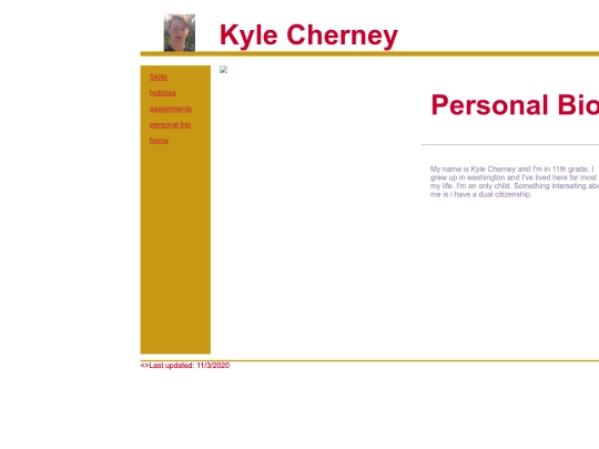 bio screenshot