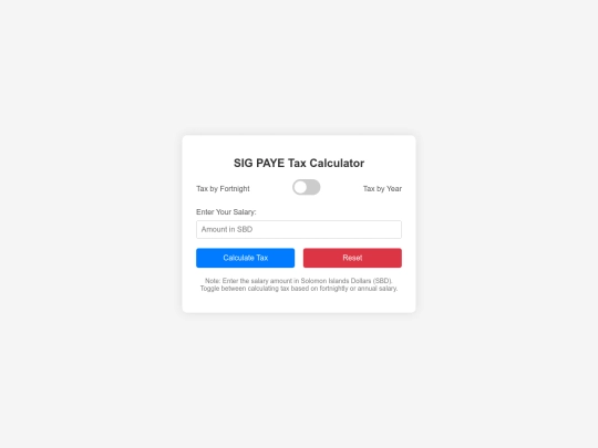 sigpayetaxcalculator screenshot