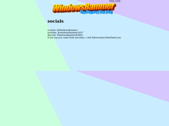 socials screenshot