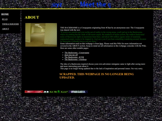 ABOUT screenshot