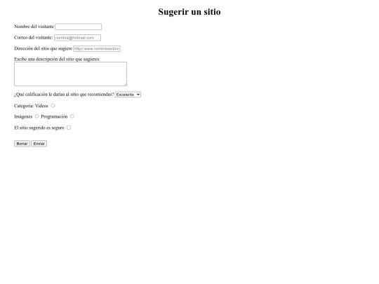 sugerencias screenshot