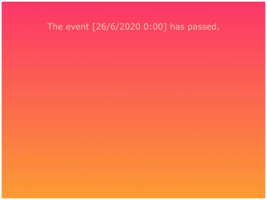 countdown screenshot