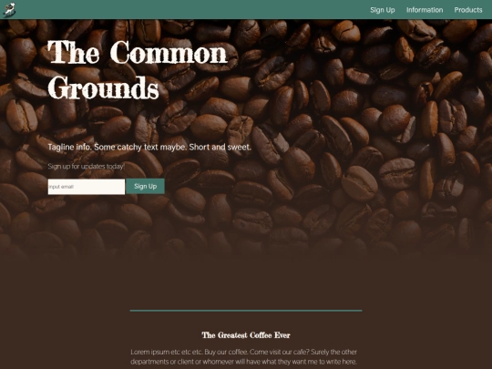 Projects/project_4_landing_page screenshot