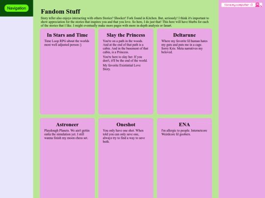 fandom_stuff screenshot